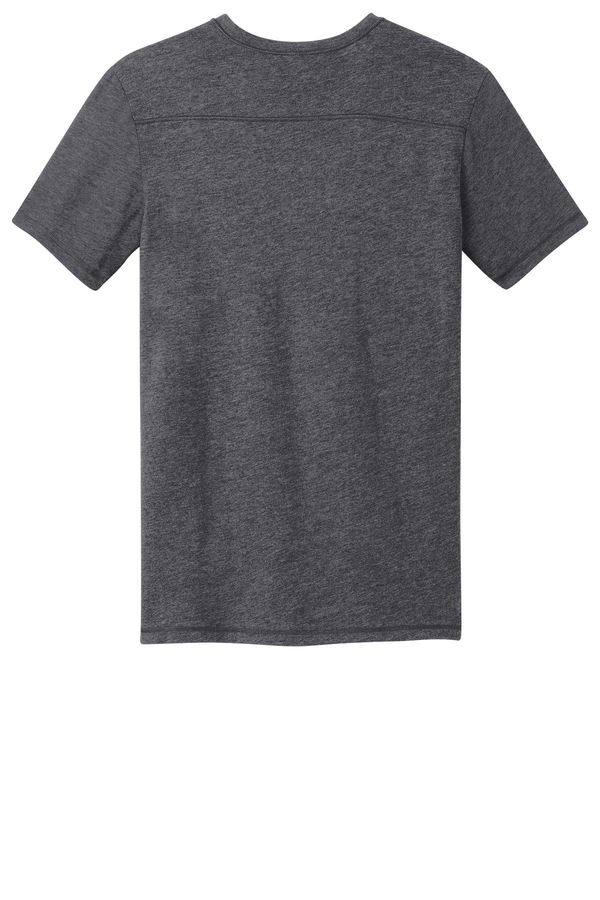 District Young Men's Gravel 50/50 Notch Crew Tee. DT1400 District