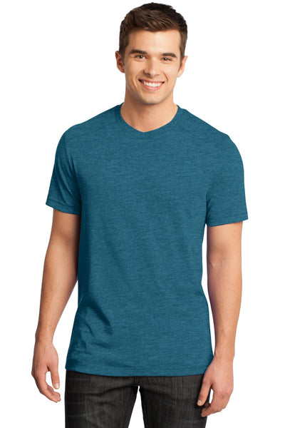 District Young Men's Gravel 50/50 Notch Crew Tee. DT1400