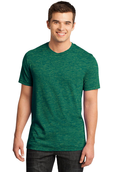 District Young Men's Gravel 50/50 Notch Crew Tee. DT1400