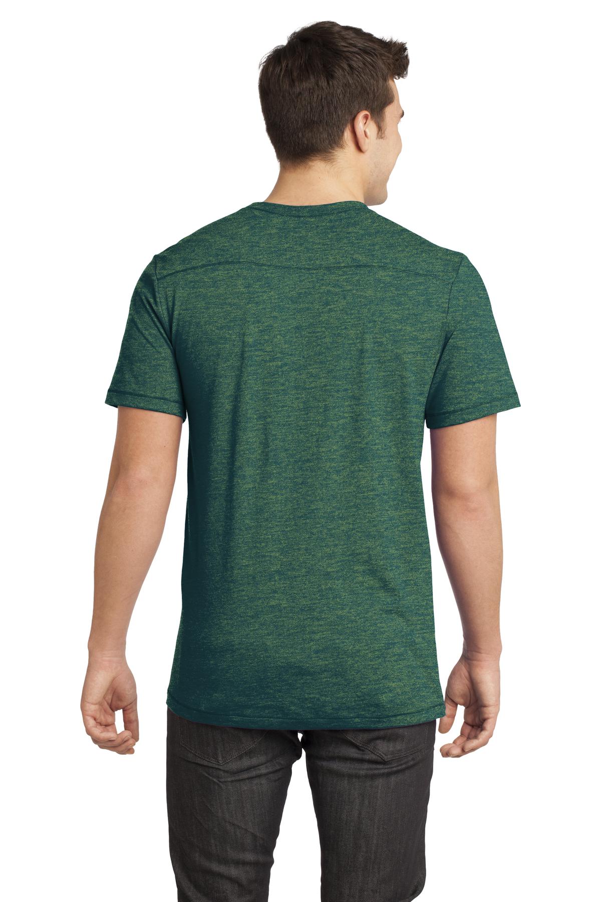 District Young Men's Gravel 50/50 Notch Crew Tee. DT1400 District