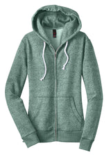 District Juniors Marled Fleece Full-Zip Hoodie DT292 District