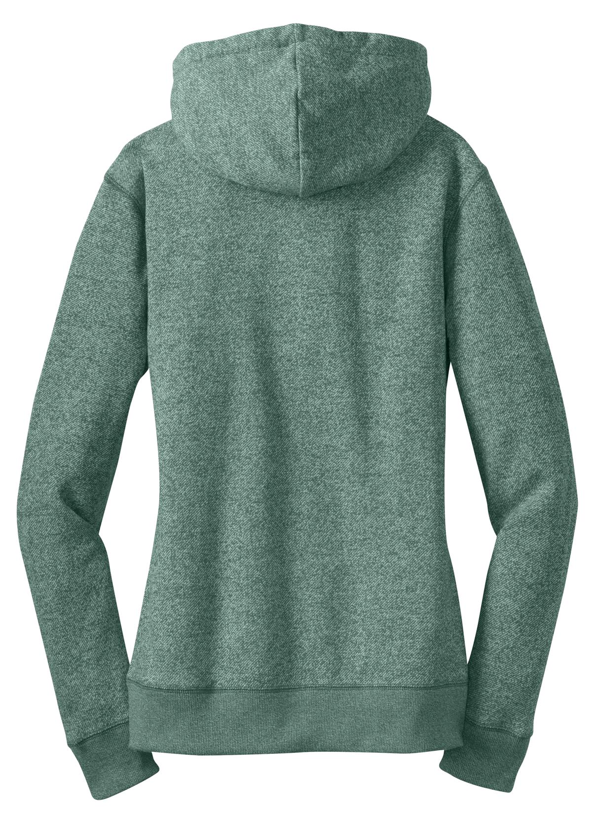 District Juniors Marled Fleece Full-Zip Hoodie DT292 District