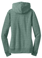District Juniors Marled Fleece Full-Zip Hoodie DT292 District