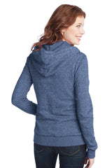 District Juniors Marled Fleece Full-Zip Hoodie DT292 District