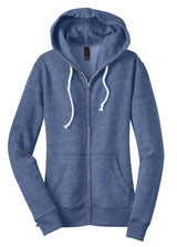 District Juniors Marled Fleece Full-Zip Hoodie DT292 District