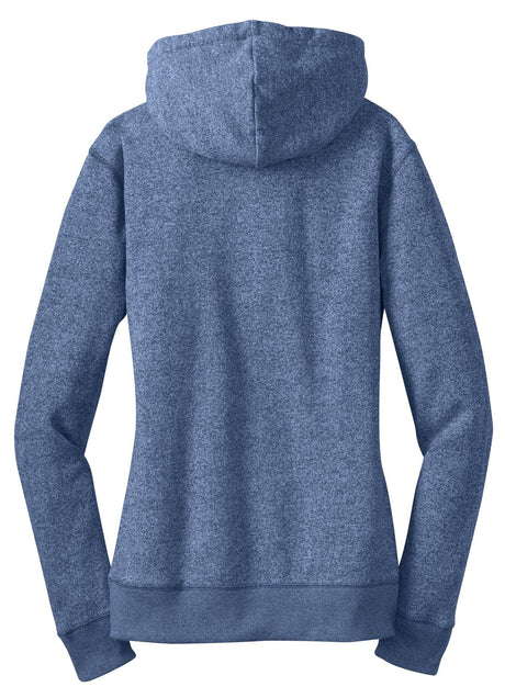 District Juniors Marled Fleece Full-Zip Hoodie DT292 District