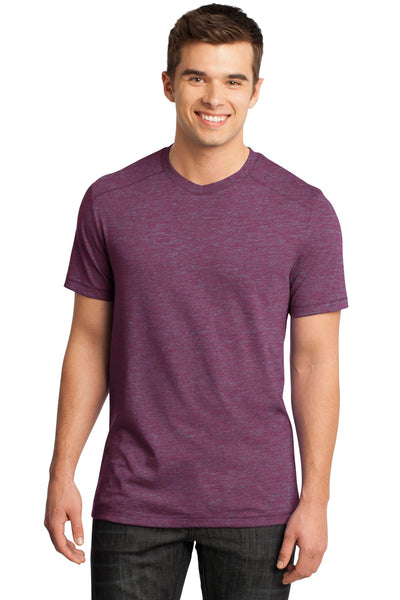 District Young Men's Gravel 50/50 Notch Crew Tee. DT1400