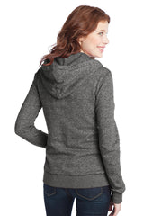District Juniors Marled Fleece Full-Zip Hoodie DT292 District