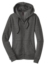 District Juniors Marled Fleece Full-Zip Hoodie DT292 District