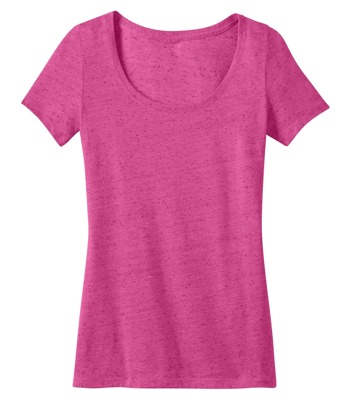 District Made Ladies Textured Scoop Tee. DM471 District