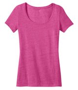 District Made Ladies Textured Scoop Tee. DM471 District