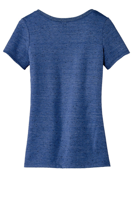 District Made Ladies Textured Scoop Tee. DM471 Womens Apparel Shirts & Tops