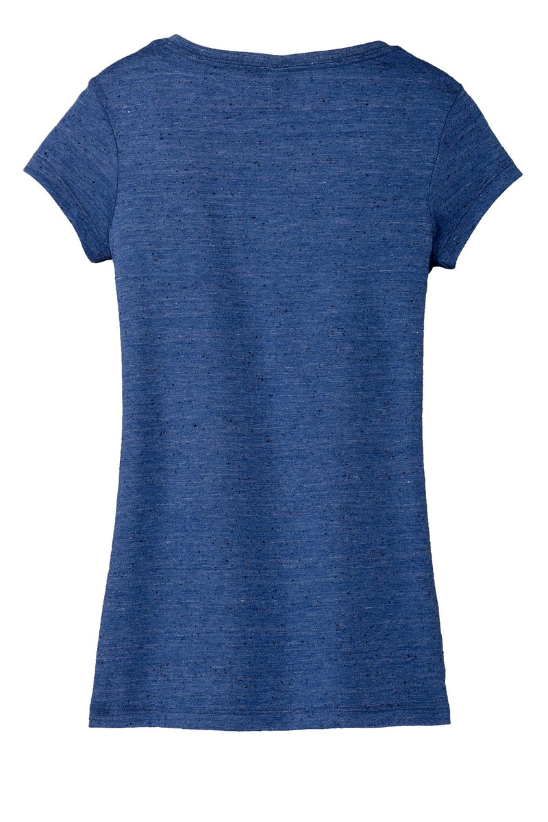 District Juniors Textured Girly Crew Tee. DT270
