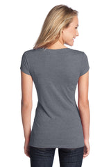 District Juniors Textured Girly Crew Tee. DT270 District