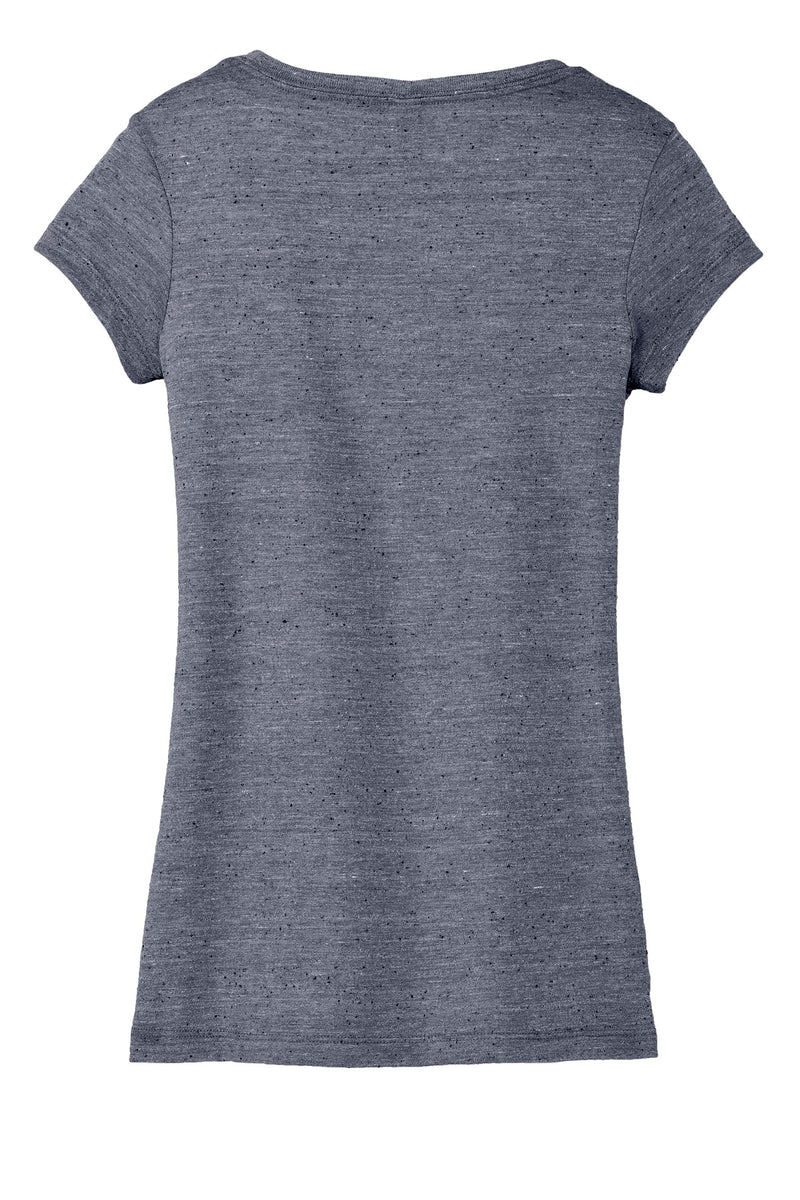 District Juniors Textured Girly Crew Tee. DT270