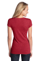 District Juniors Textured Girly Crew Tee. DT270 District