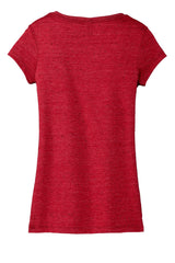 District Juniors Textured Girly Crew Tee. DT270 District