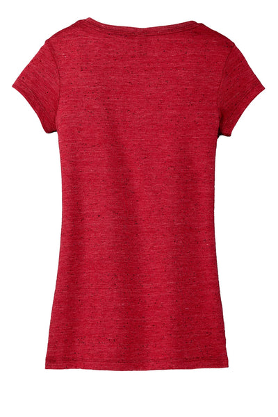 District Juniors Textured Girly Crew Tee. DT270