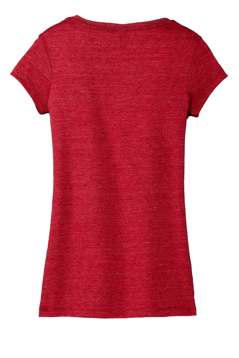 District Juniors Textured Girly Crew Tee. DT270