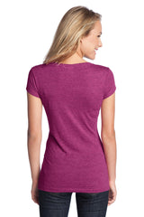 District Juniors Textured Girly Crew Tee. DT270 District