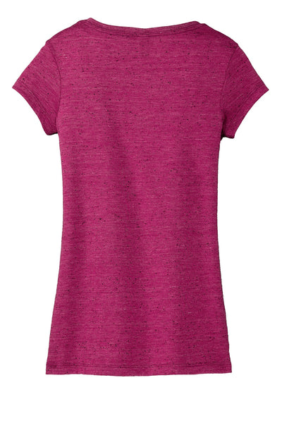 District Juniors Textured Girly Crew Tee. DT270