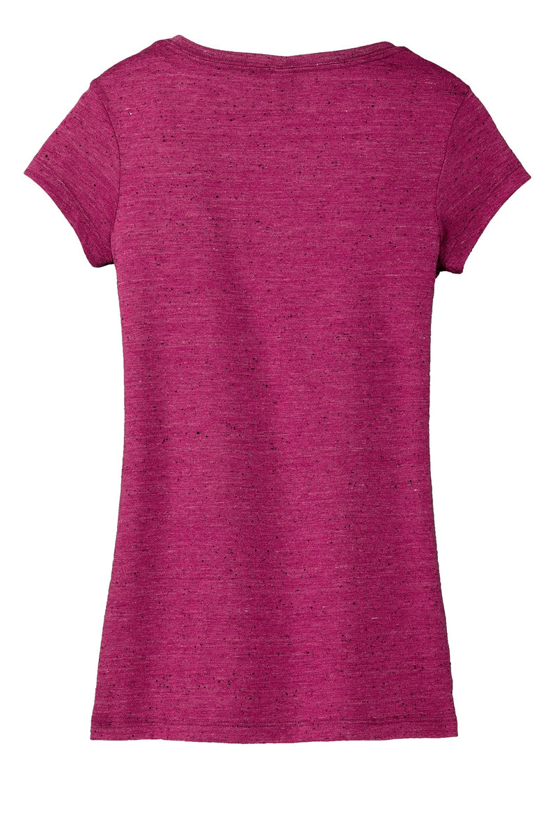 District Juniors Textured Girly Crew Tee. DT270