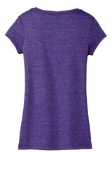 District Juniors Textured Girly Crew Tee. DT270 District