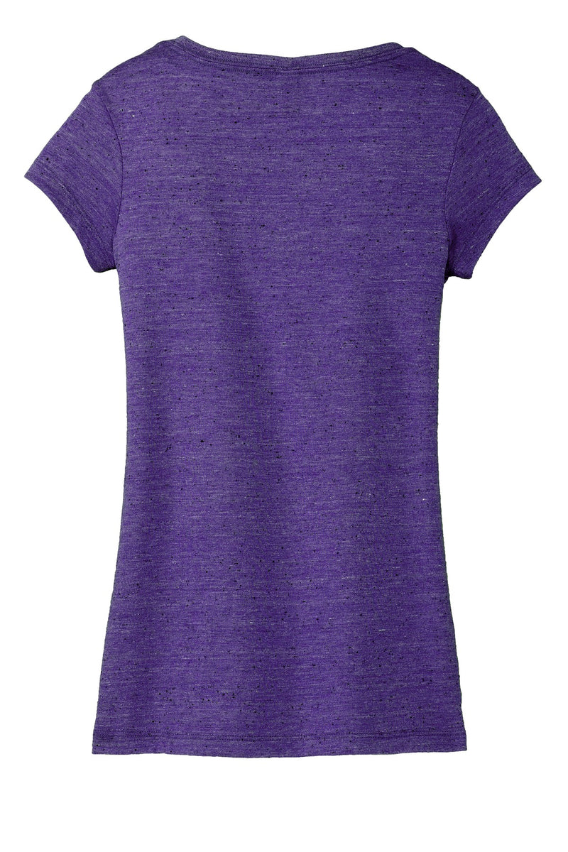 District Juniors Textured Girly Crew Tee. DT270