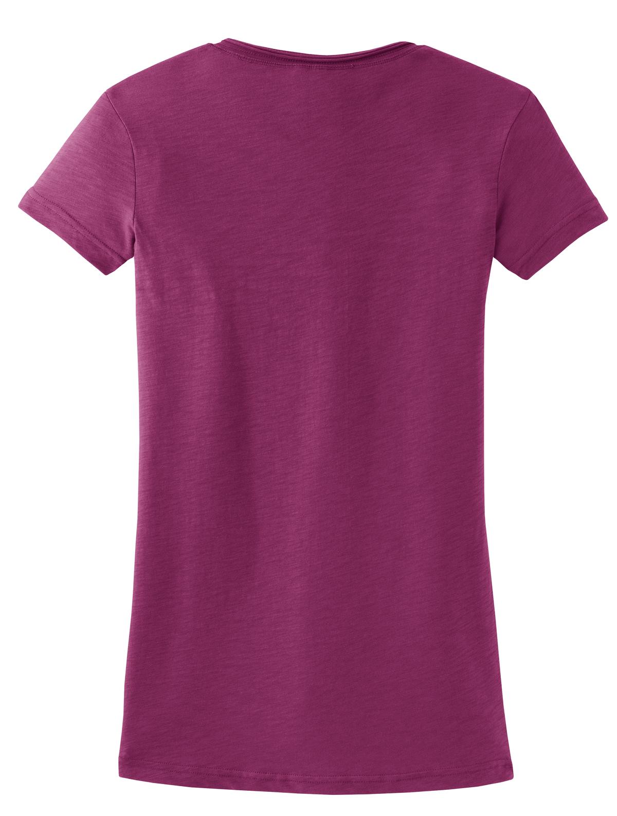 District Juniors Slub V-Neck Tee. DT240 District