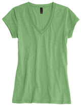 District Juniors Slub V-Neck Tee. DT240 District