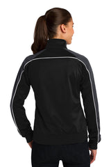 Sport-Tek Ladies Piped Tricot Track Jacket. LST92