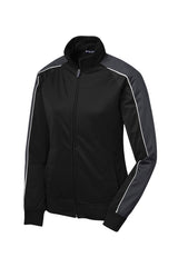 Sport-Tek Ladies Piped Tricot Track Jacket. LST92