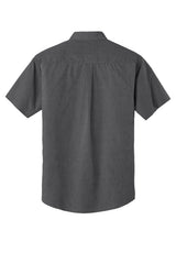 Port Authority Men's Short Sleeve Crosshatch Easy Care Shirt. S656 Mens Apparel Shirts & Tops