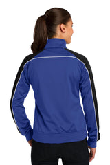 Sport-Tek Ladies Piped Tricot Track Jacket. LST92