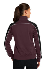 Sport-Tek Ladies Piped Tricot Track Jacket. LST92