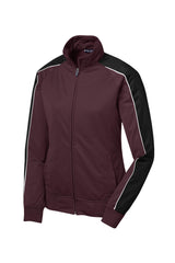 Sport-Tek Ladies Piped Tricot Track Jacket. LST92
