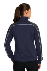 Sport-Tek Ladies Piped Tricot Track Jacket. LST92