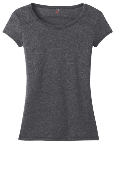 District Juniors Gravel 50/50 Crew Tee. DT2400