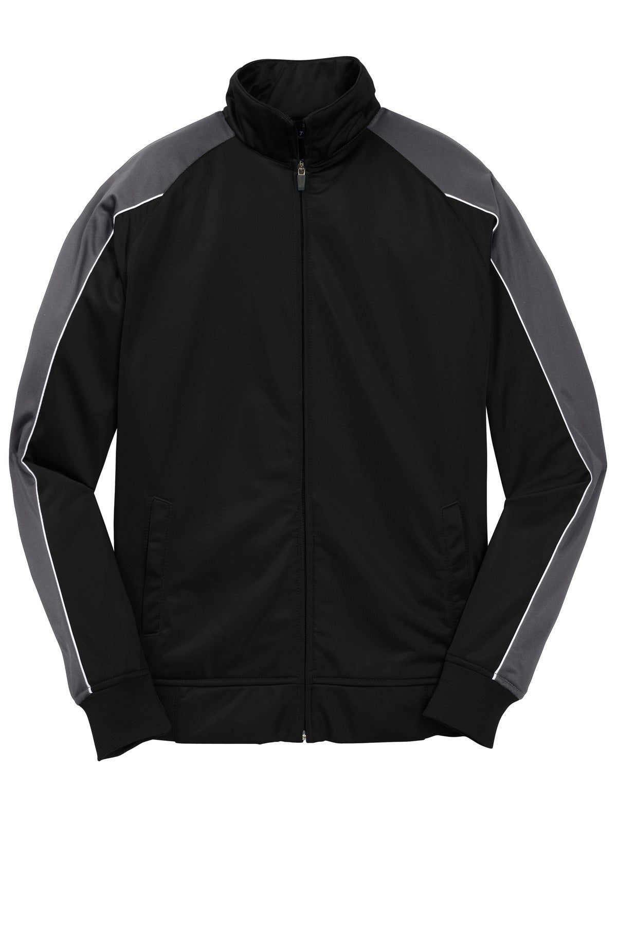 Sport-Tek Youth Piped Tricot Track Jacket. YST92