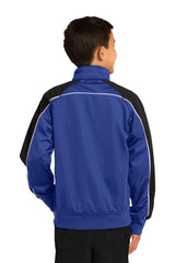Sport-Tek Youth Piped Tricot Track Jacket. YST92