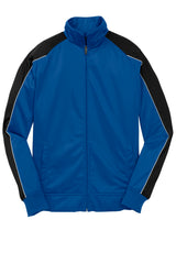 Sport-Tek Youth Piped Tricot Track Jacket. YST92