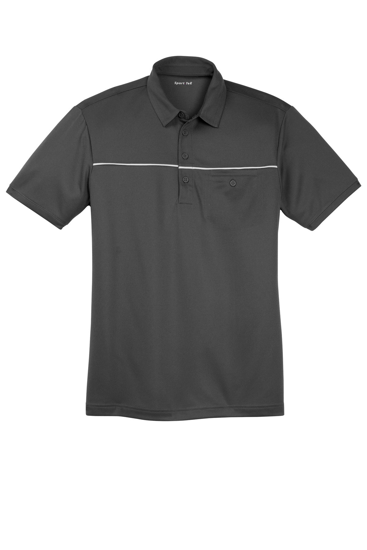 Sport-Tek Men's PosiCharge Micro-Mesh Piped Polo. ST686