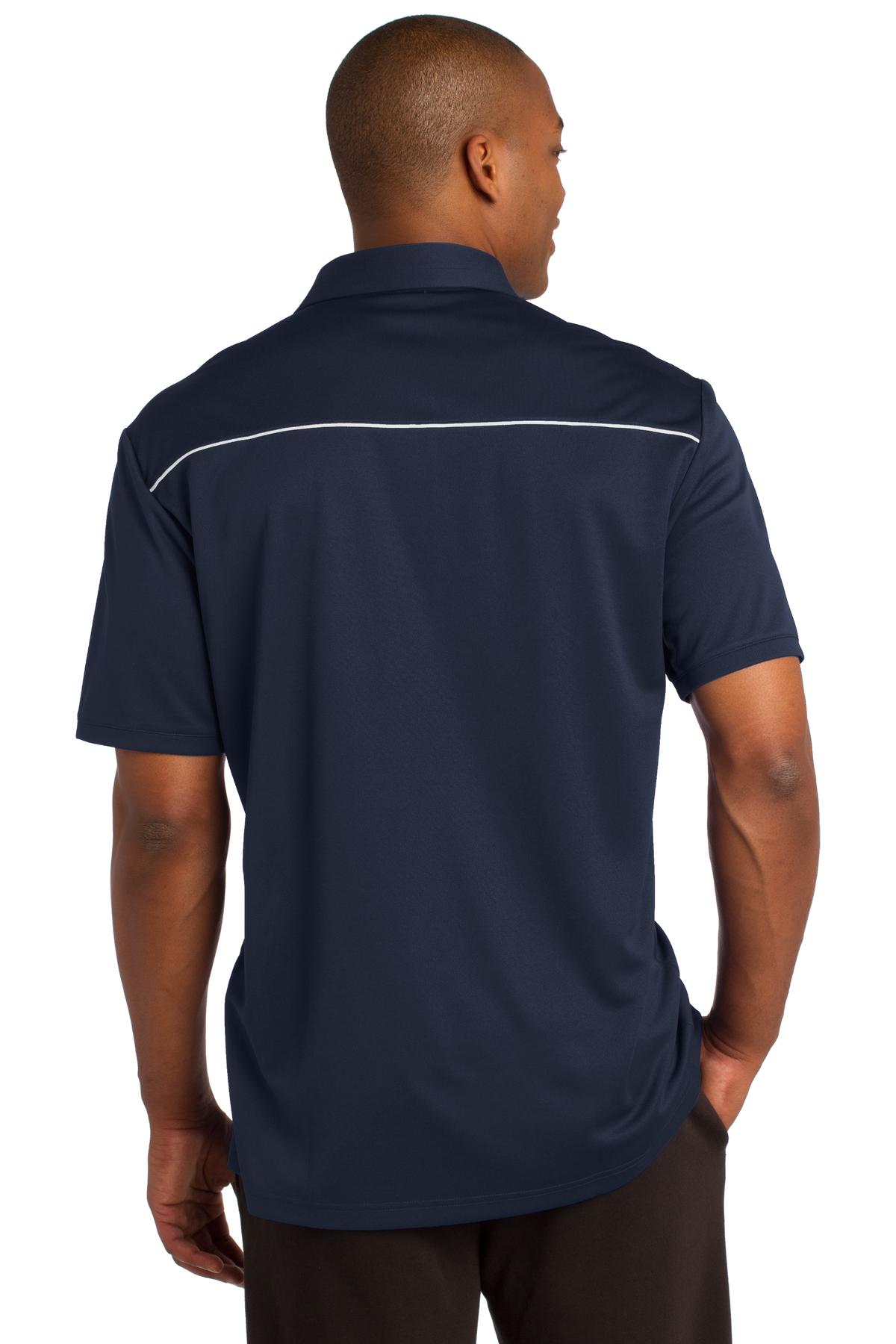 Sport-Tek Men's PosiCharge Micro-Mesh Piped Polo. ST686