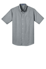 Port Authority Men's Short Sleeve Gingham Easy Care Shirt. S655