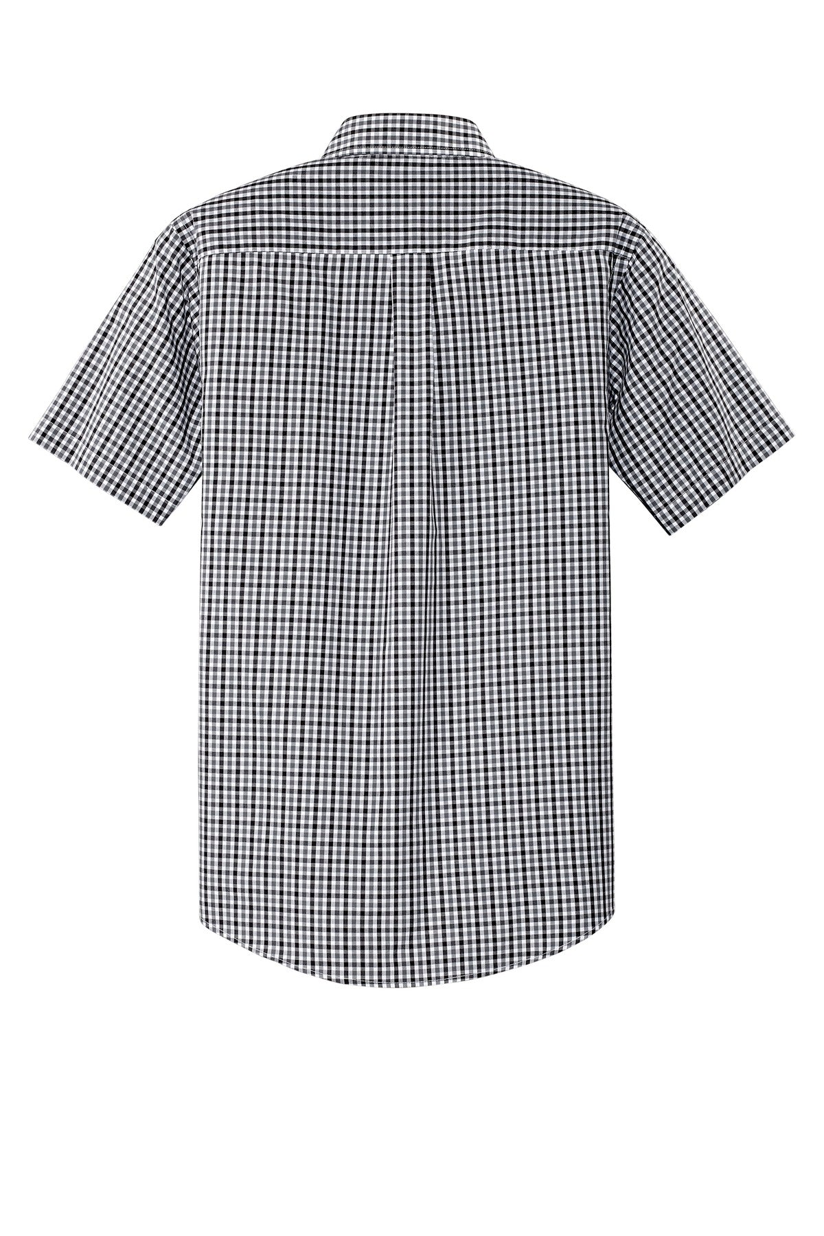Port Authority Men's Short Sleeve Gingham Easy Care Shirt. S655
