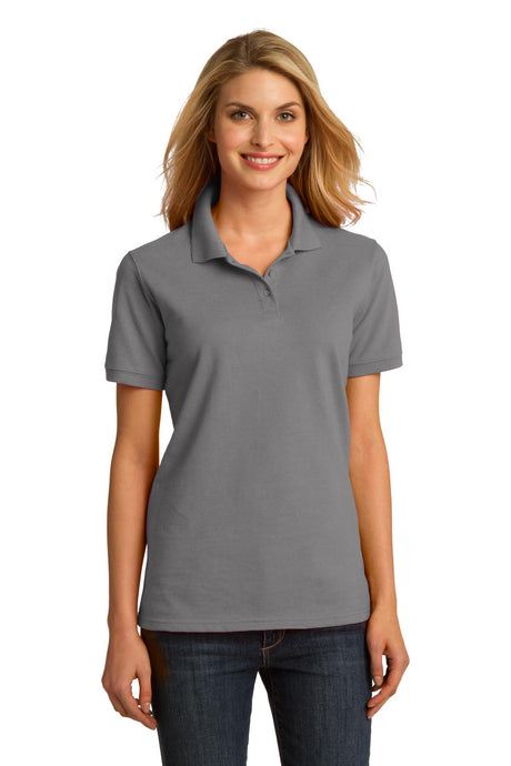 Port & Company Ladies Ring Spun Pique Polo. LKP150 Womens Apparel Shirts & Tops