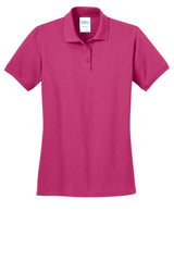 Port & Company Ladies Ring Spun Pique Polo. LKP150 Womens Apparel Shirts & Tops