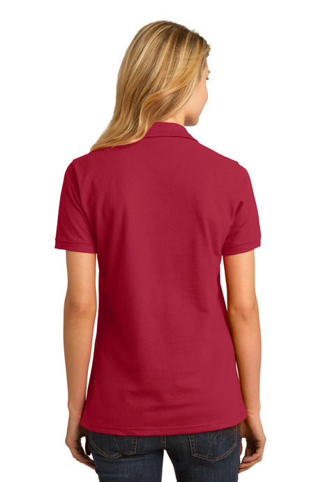 Port & Company Ladies Ring Spun Pique Polo. LKP150 Womens Apparel Shirts & Tops