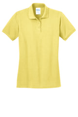 Port & Company Ladies Ring Spun Pique Polo. LKP150 Womens Apparel Shirts & Tops