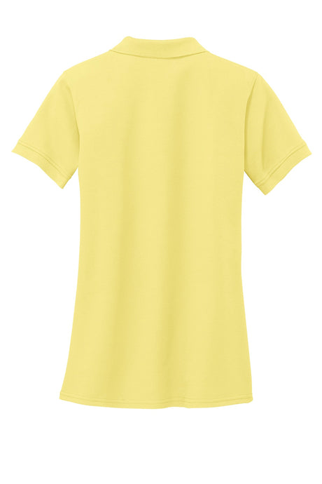 Port & Company Ladies Ring Spun Pique Polo. LKP150 Womens Apparel Shirts & Tops